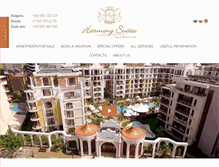 Tablet Screenshot of harmony-suites.com